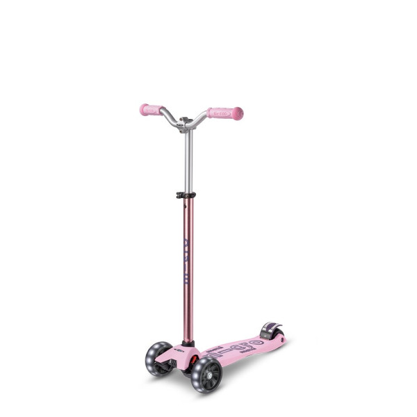 Maxi Micro Deluxe Pro LED tõukeratas | Rose