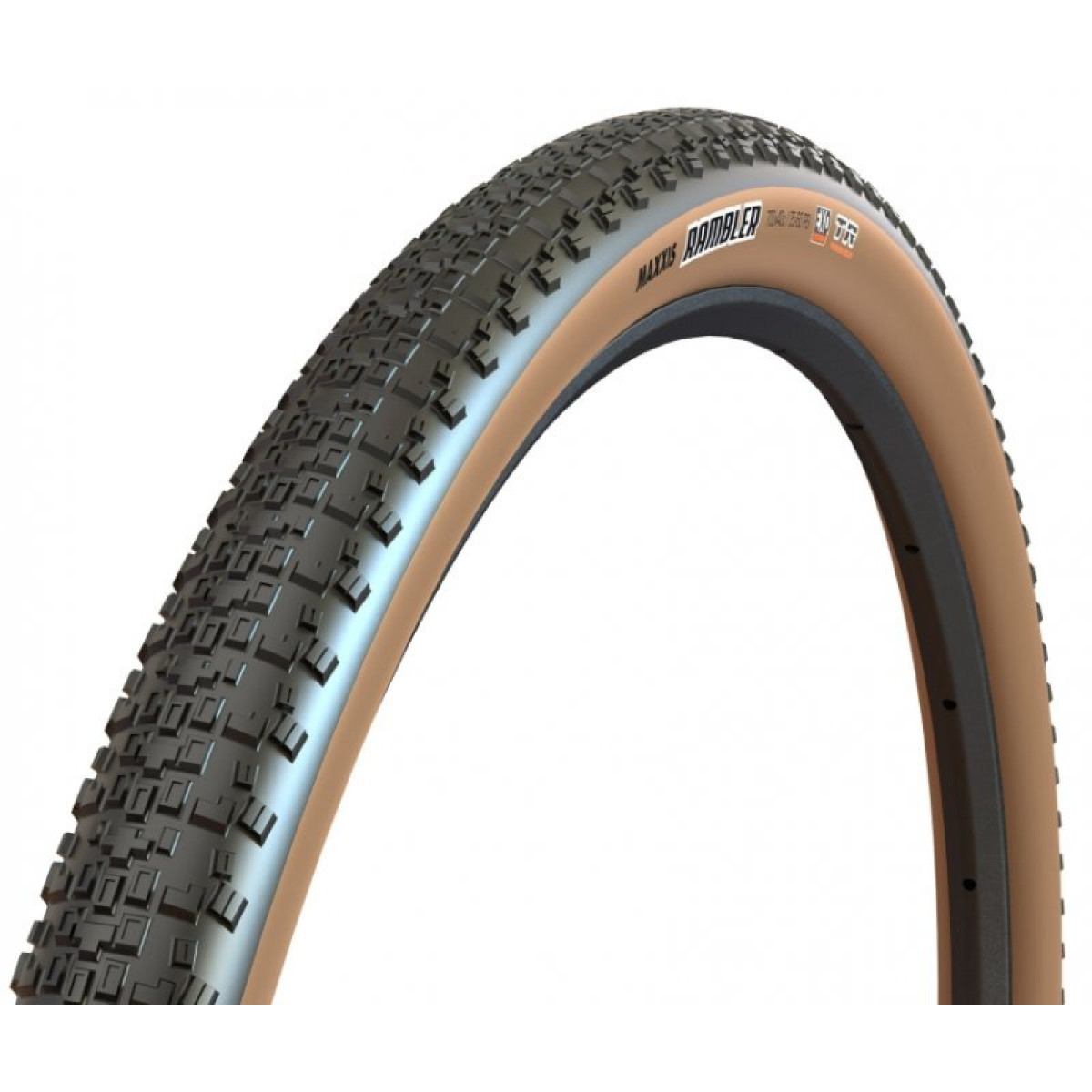 Maxxis Rambler EXO TR 28" Folding Tire | Tan Wall