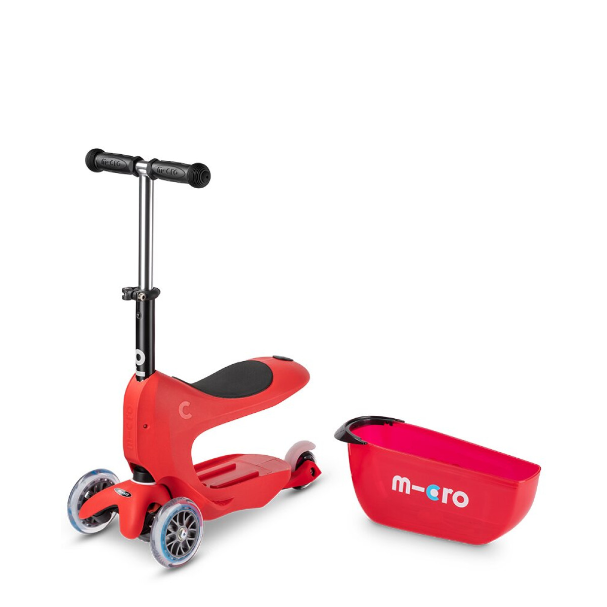 Micro Mini2go Deluxe Roller | Punane