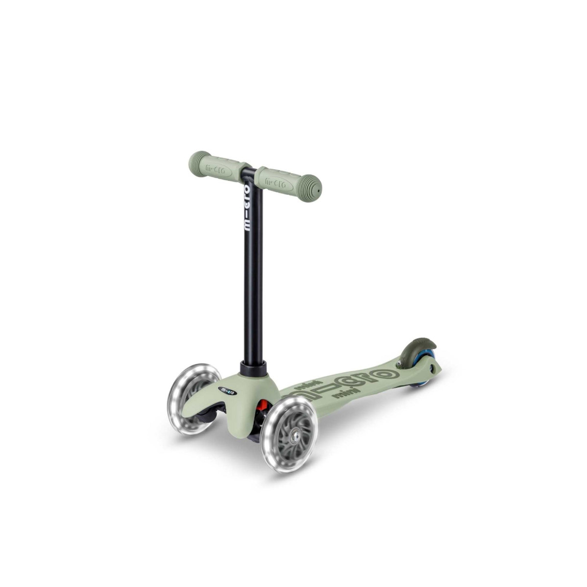 Micro Mini2Grow 2 Deluxe LED tõukeratas | Olive Sage