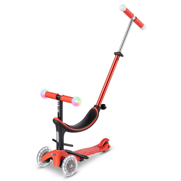 Micro Mini2Grow Deluxe Magic LED tõukeratas | Punane Micro Mini2Grow Deluxe Magic LED tõukeratas | Punane