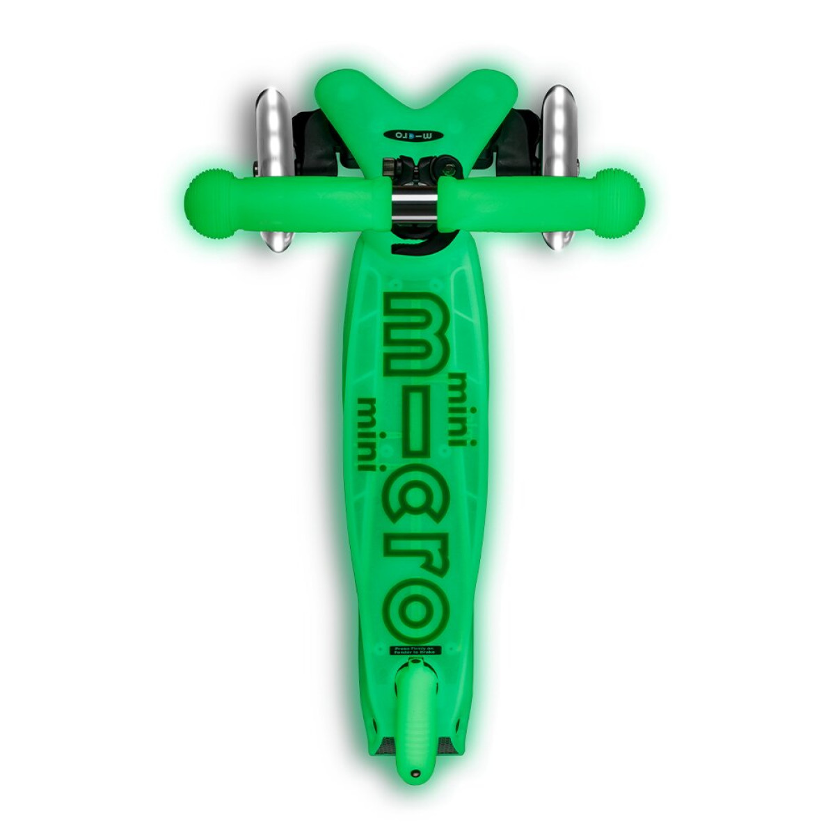 Mini Micro Deluxe Glow LED tõukeratas | Icy Lime