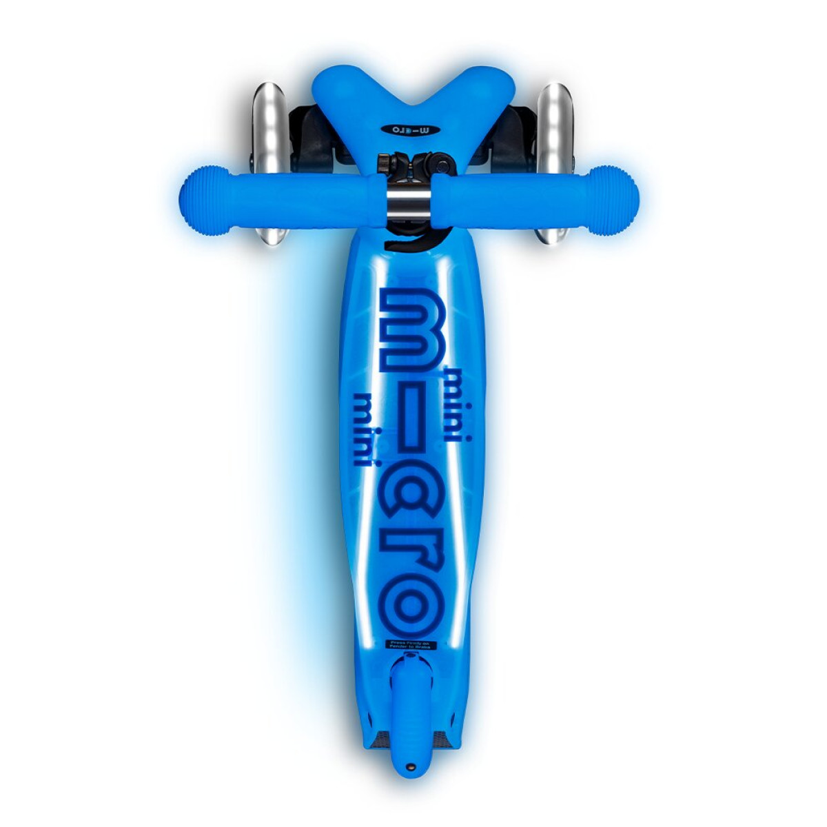 Mini Micro Deluxe Glow LED Plus tõukeratas | Arctic Blue