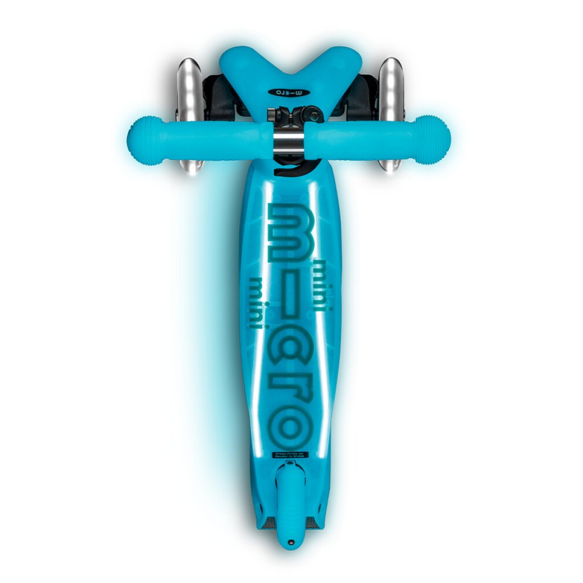 Mini Micro Deluxe Glow LED Plus tõukeratas | Glacier Aqua