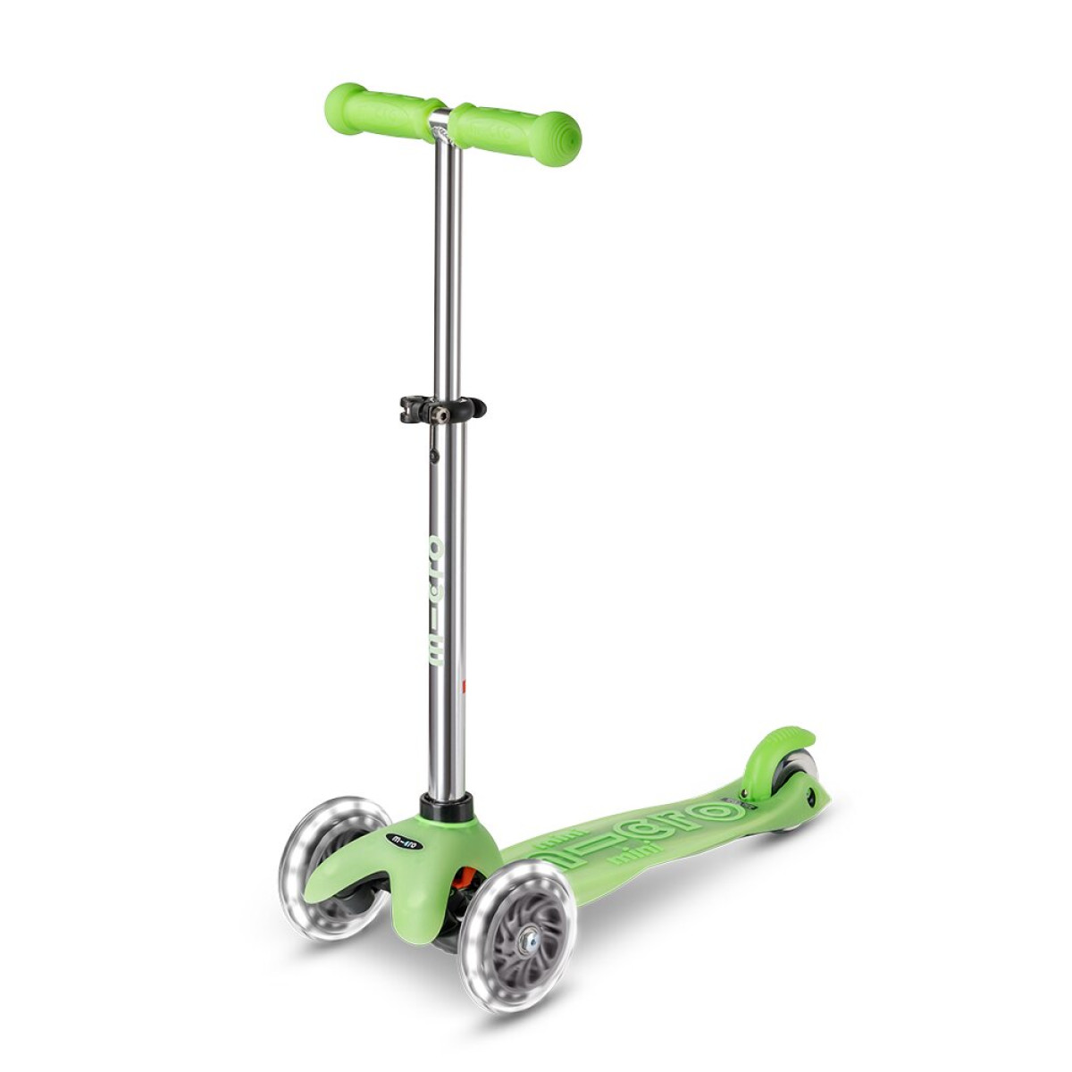 Mini Micro Deluxe Glow LED Plus tõukeratas | Icy Lime