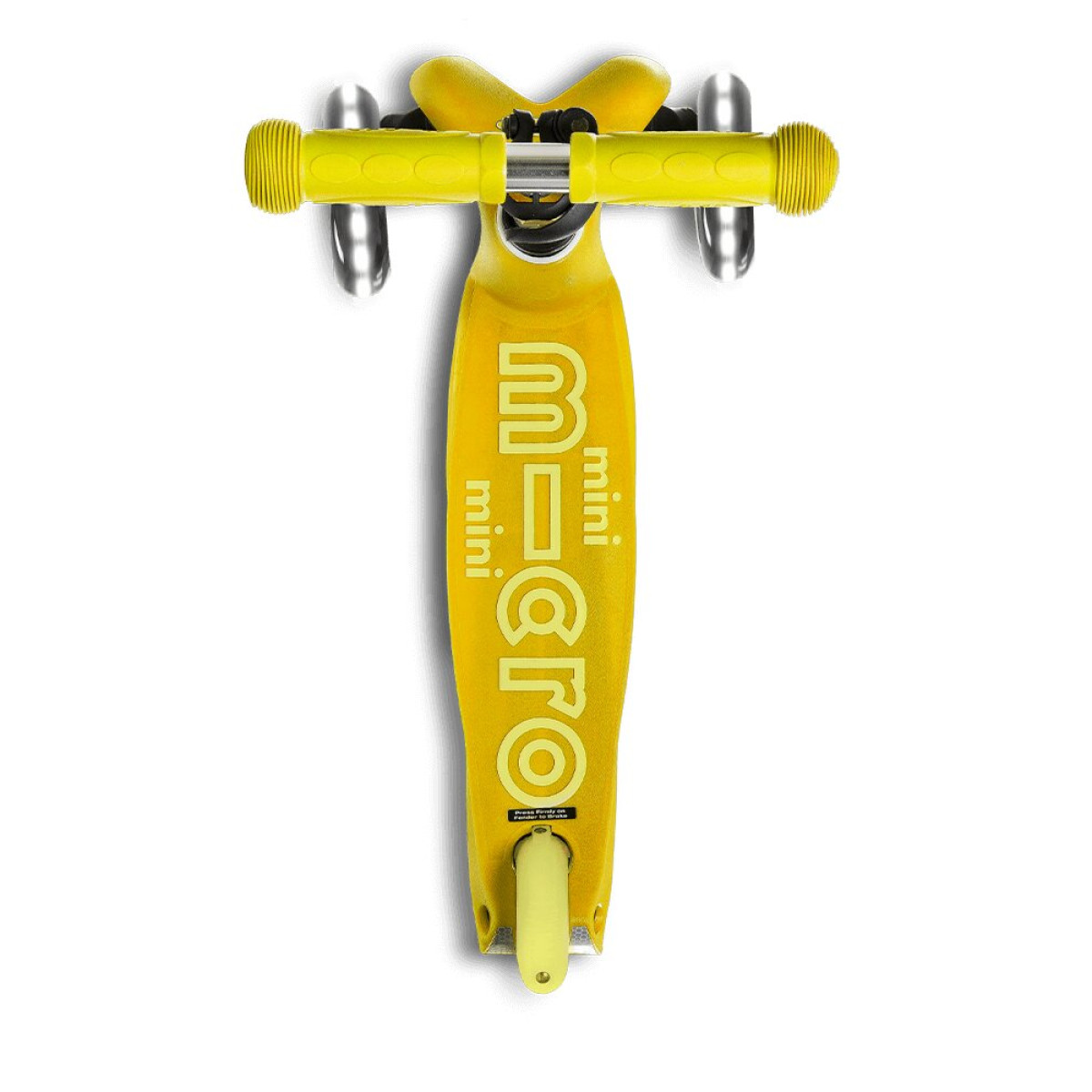 Mini Micro Deluxe LED tõukeratas | Kollane