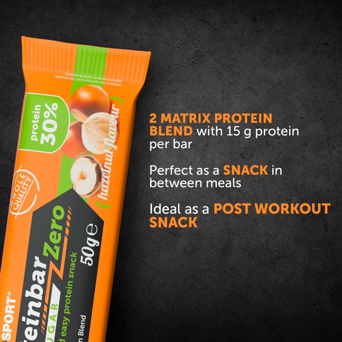 NamedSport Proteinbar Zero Protein Bar | 50 g | Hazelnut