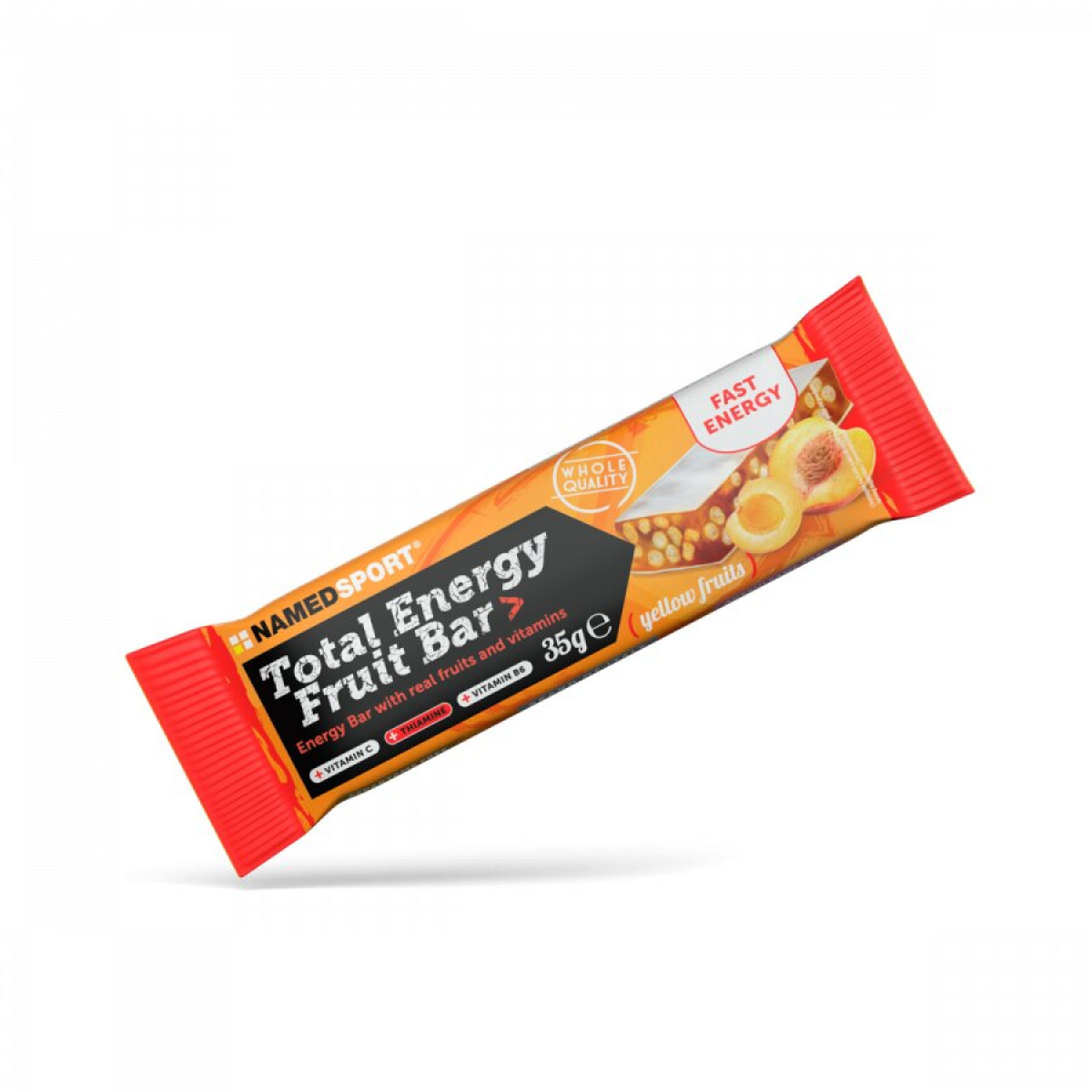 NamedSport Total Energy Fruit Yellow Fruit Energy Bar, 35 g 