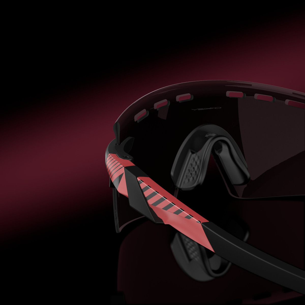 Oakley Encoder Strike ventileeritavad päikeseprillid | Giro d'Italia kollektsioon | Giro Pink Stripes - Prizm Road Black