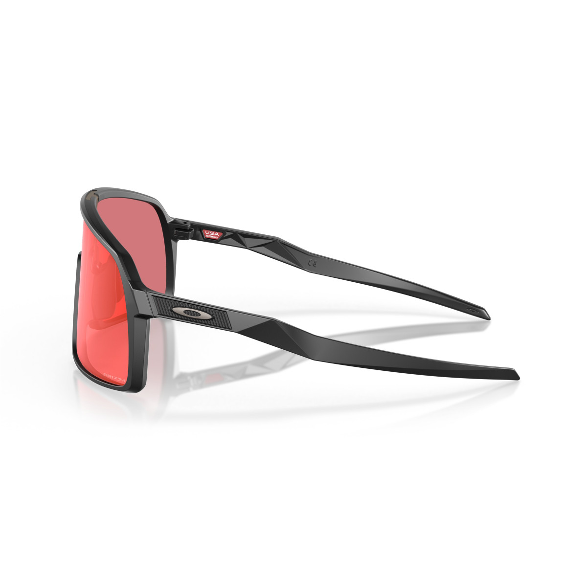 Oakley Sutro Sunglasses | Matte Black - Prizm Trail Torch