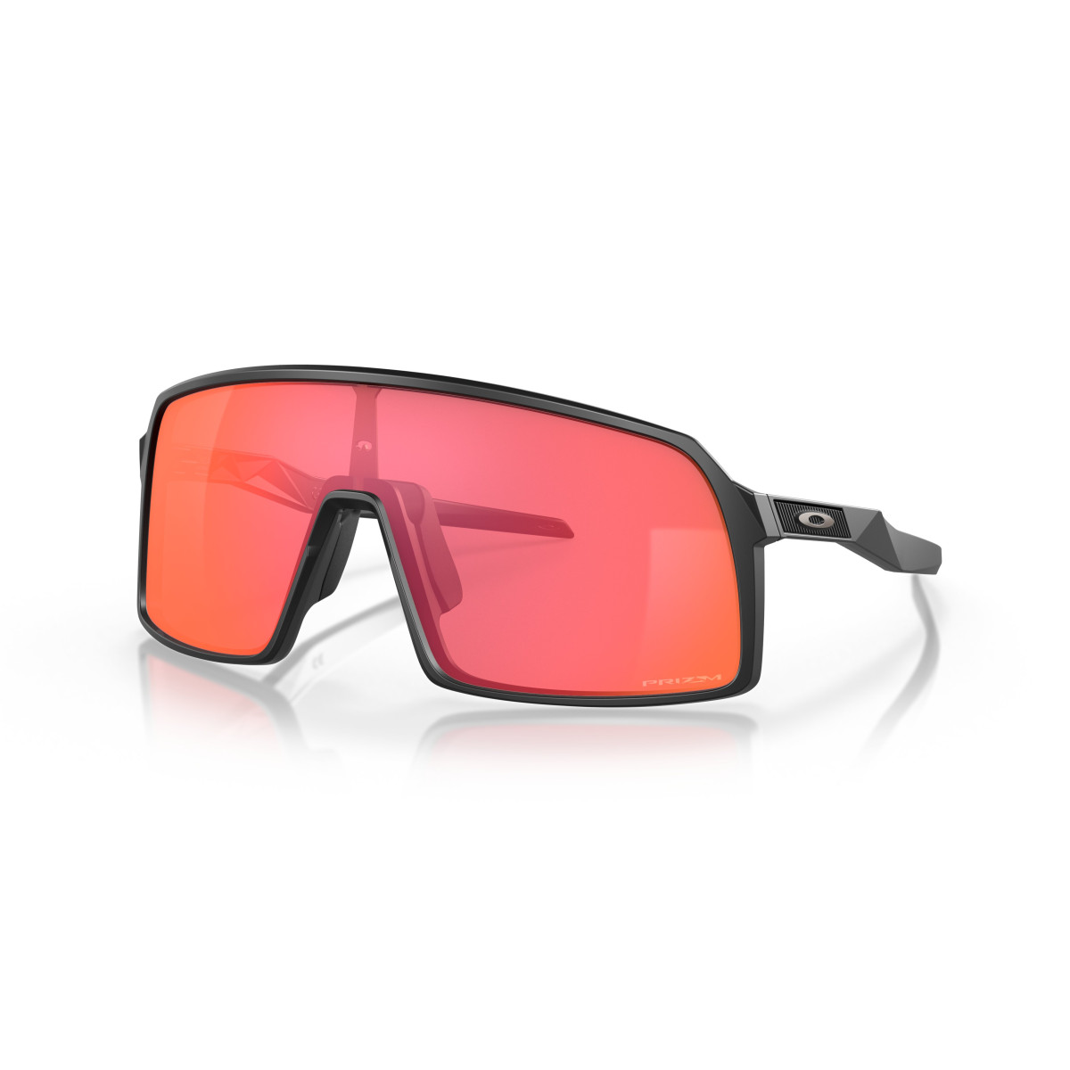 Oakley Sutro Sunglasses | Matte Black - Prizm Trail Torch