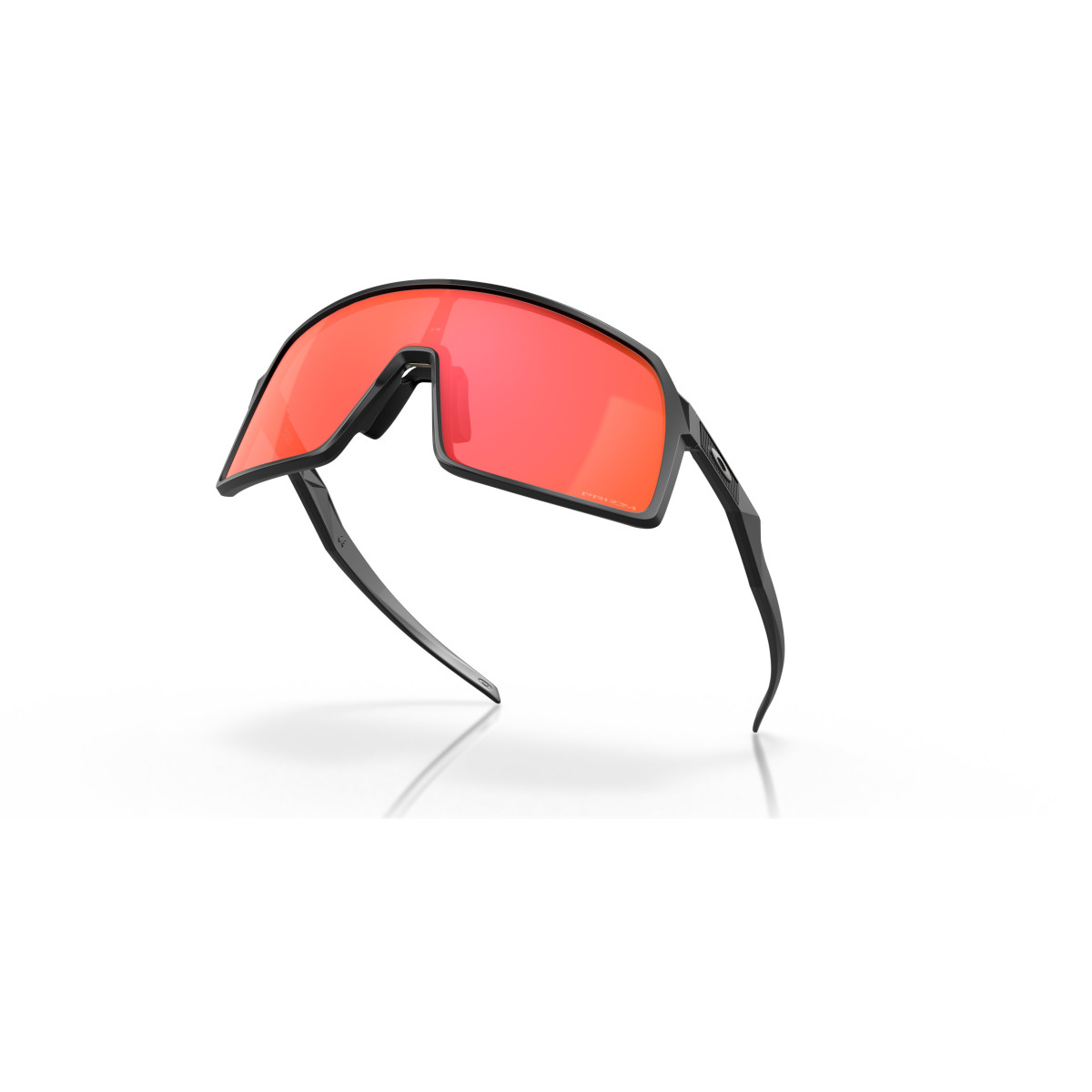 Oakley Sutro Sunglasses | Matte Black - Prizm Trail Torch