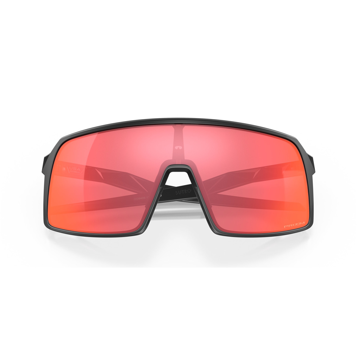 Oakley Sutro Sunglasses | Matte Black - Prizm Trail Torch