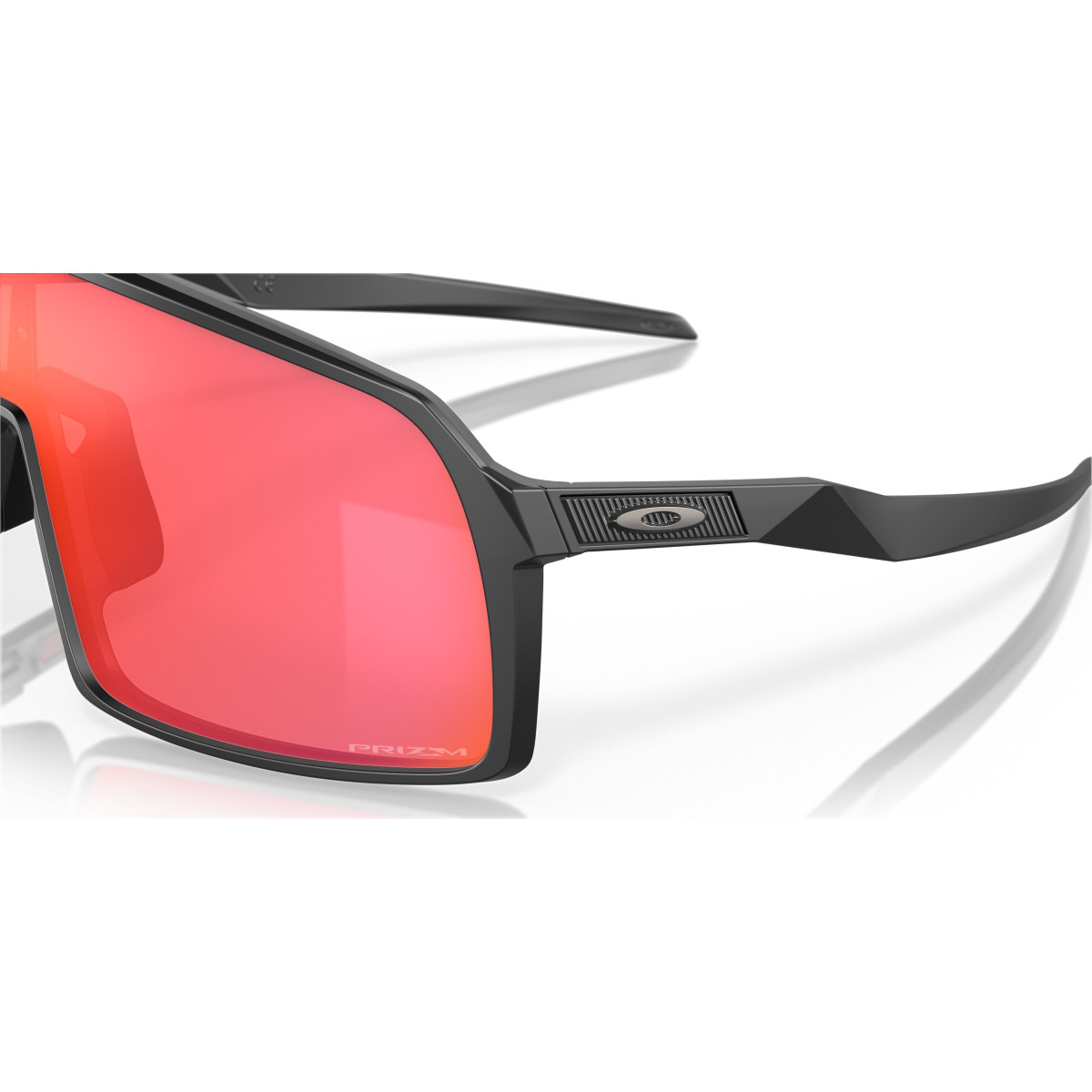 Oakley Sutro Sunglasses | Matte Black - Prizm Trail Torch