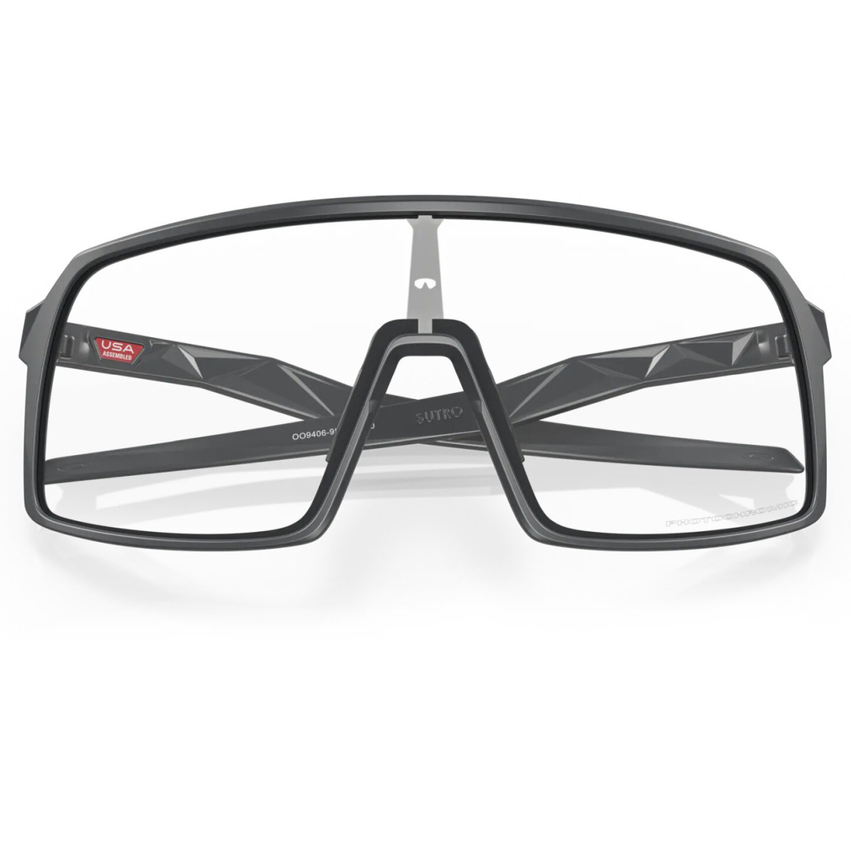 Oakley Sutro Sunglasses | Matte Carbon - Clear Photochromic