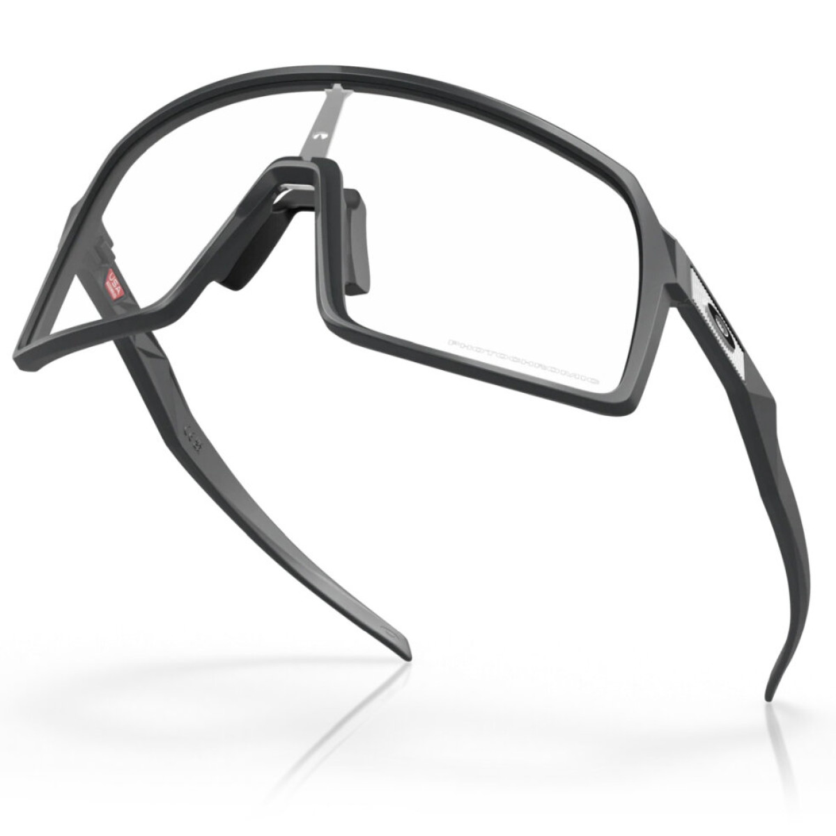 Oakley Sutro Sunglasses | Matte Carbon - Clear Photochromic