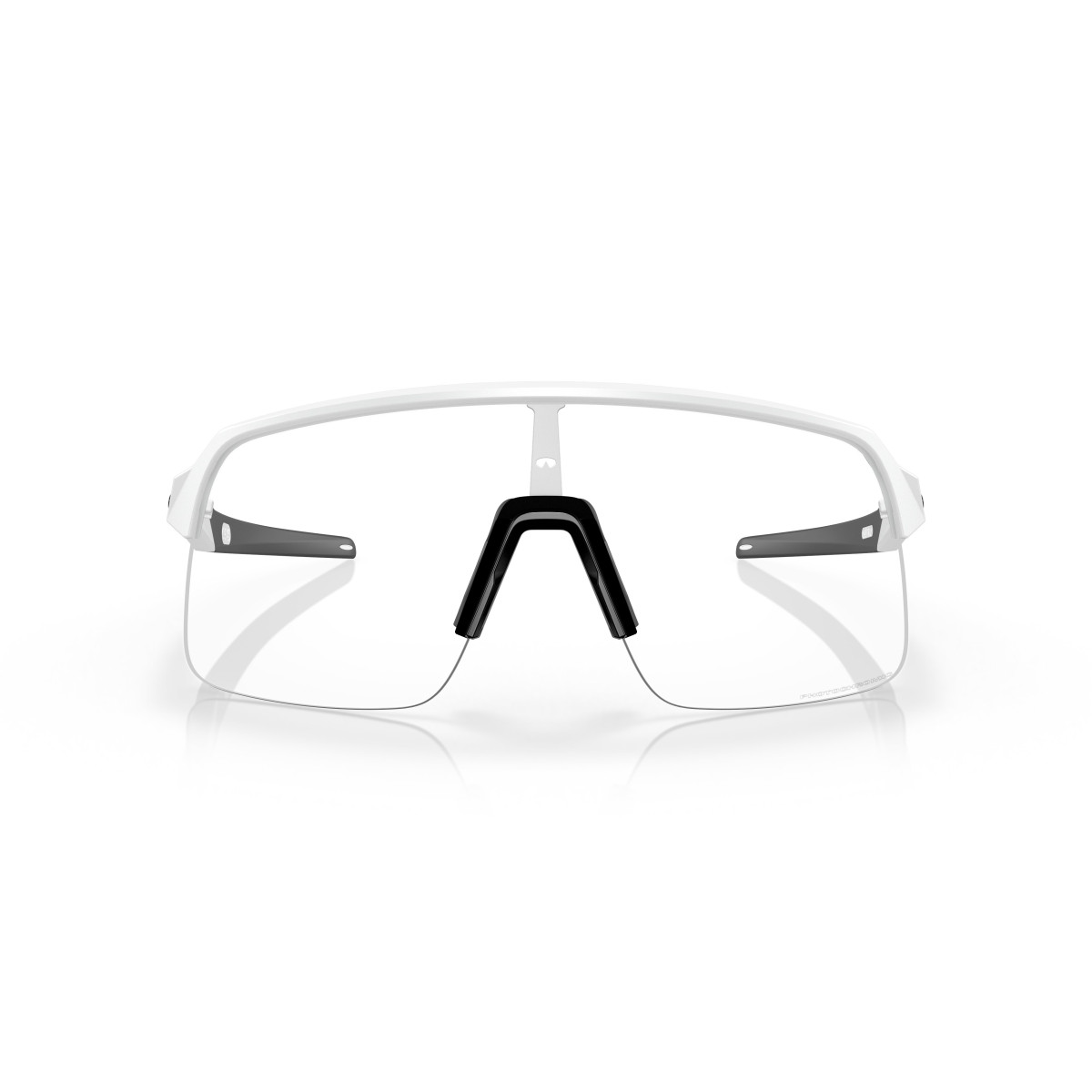 Oakley Sutro Lite Sunglasses | Matte White - Clear To Black Iridium Photochromic