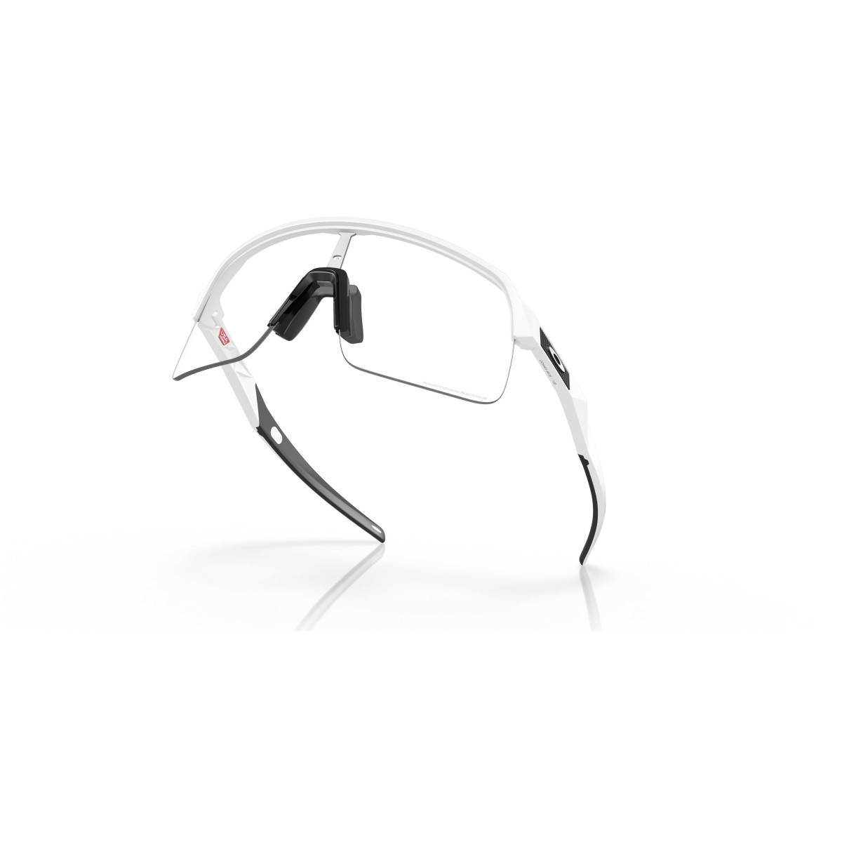 Oakley Sutro Lite Sunglasses | Matte White - Clear To Black Iridium Photochromic