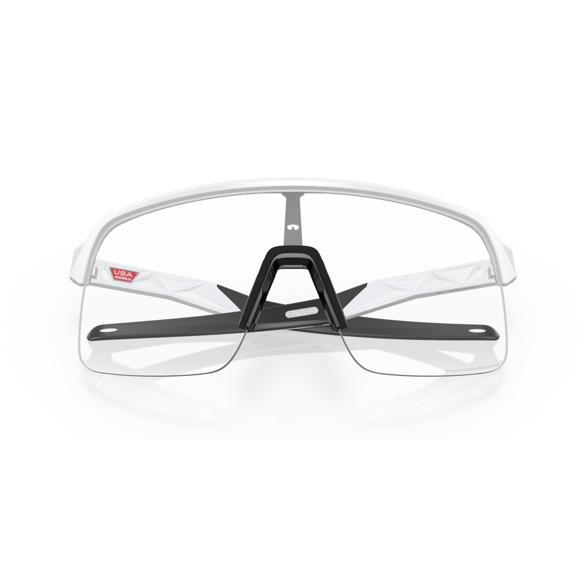 Oakley Sutro Lite Sunglasses | Matte White - Clear To Black Iridium Photochromic