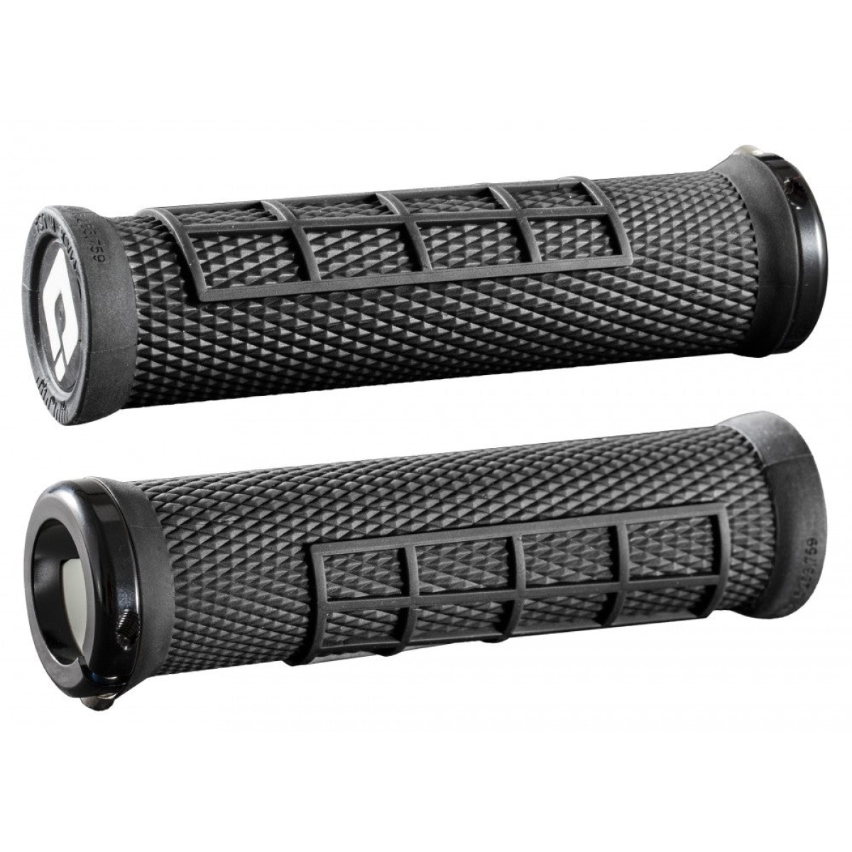 ODI Elite Flow V2.1 Lock-On stūres rokturi | Melni