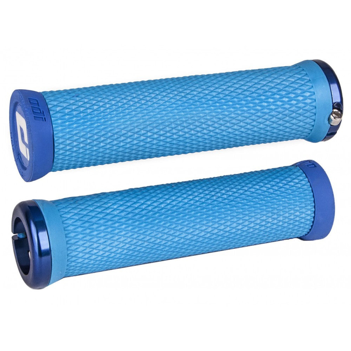 ODI Elite Motion V2.1 Lock-On Grips | Cyan Blue