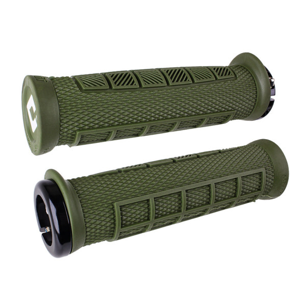 ODI Elite Pro V2.1 Lock-On käepidemed | Army Green
