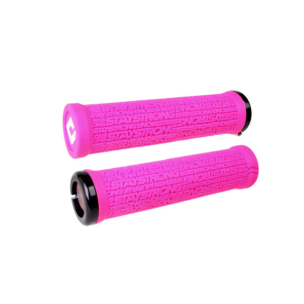 ODI Stay Strong Reactiv V2.1 Lock-On lenksukäepid | Pink