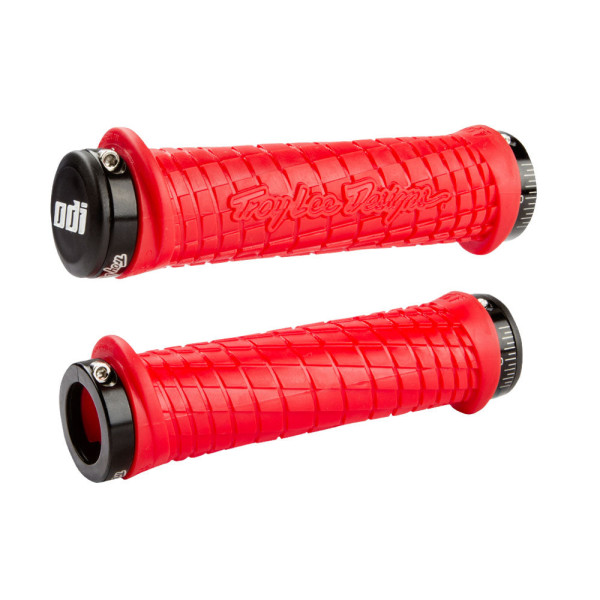 ODI Troy Lee Designs Lock-On käepidemed | TLD Red - must