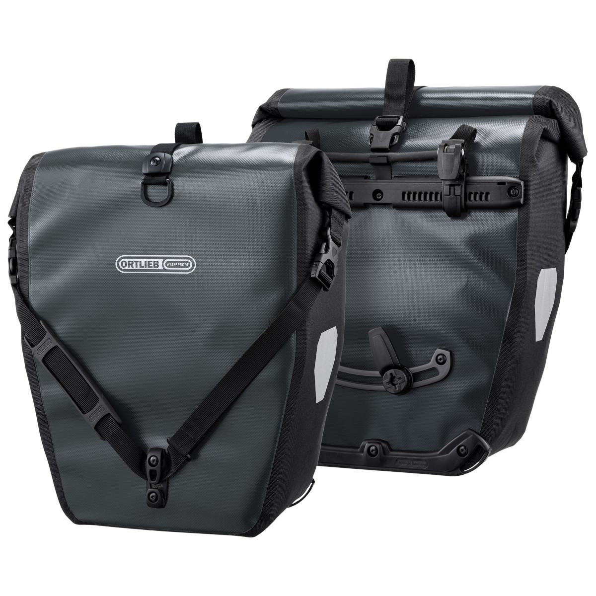 ORTLIEB Back-Roller Bike Carrier Bags | QL2.1 | 2x20 L | Asphalt