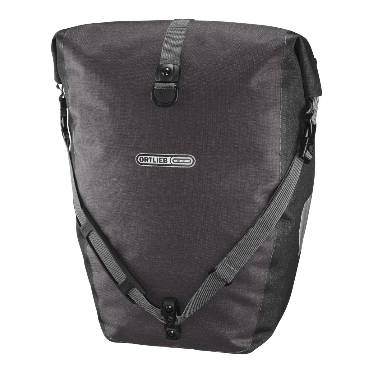 ORTLIEB Back-Roller Plus CR Bike Carrier Bags | QL2.1 | 2x20 L | Granite