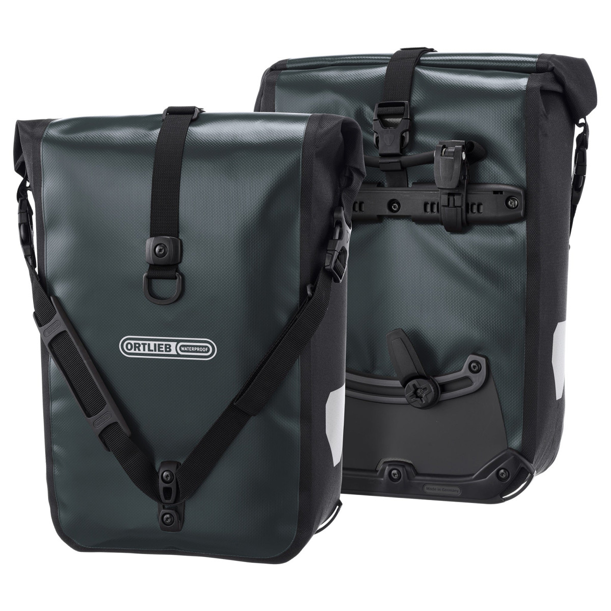 ORTLIEB Sport-Roller velosipēda bagāžnieka somas | 2x14.5 L | Asphalt