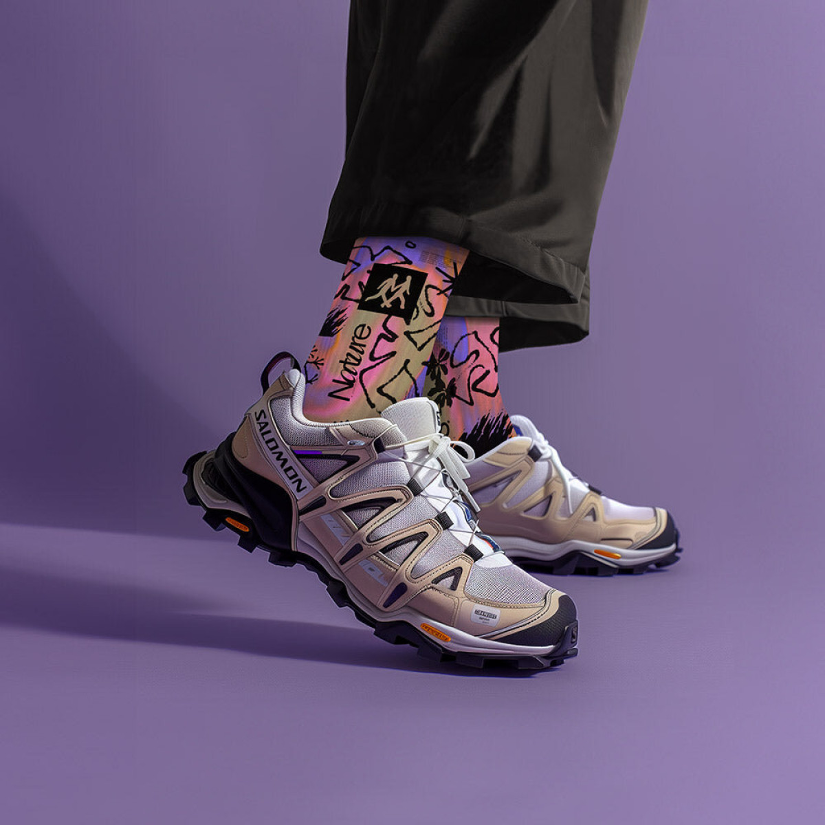 Pacific HIKE PINK Socks | Multicolor