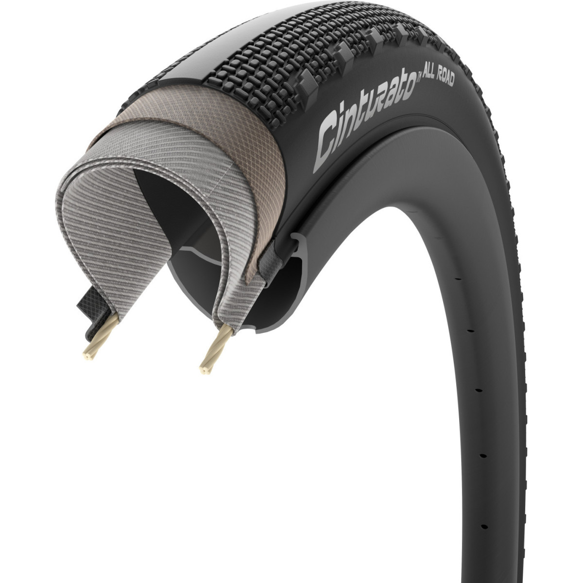 Pirelli Cinturato All Road TLR  28" ProWALL Pro Compound salokāmā riepa | Black