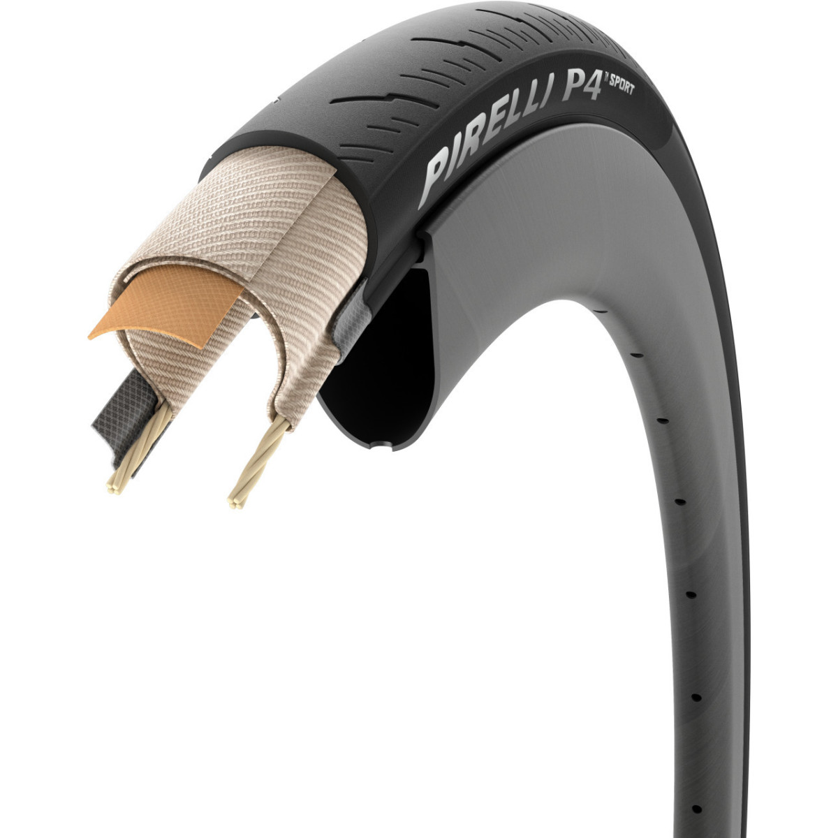 Pirelli P4 Sport 28" TechBELT Pro Compound kokkupandav rehv | Black