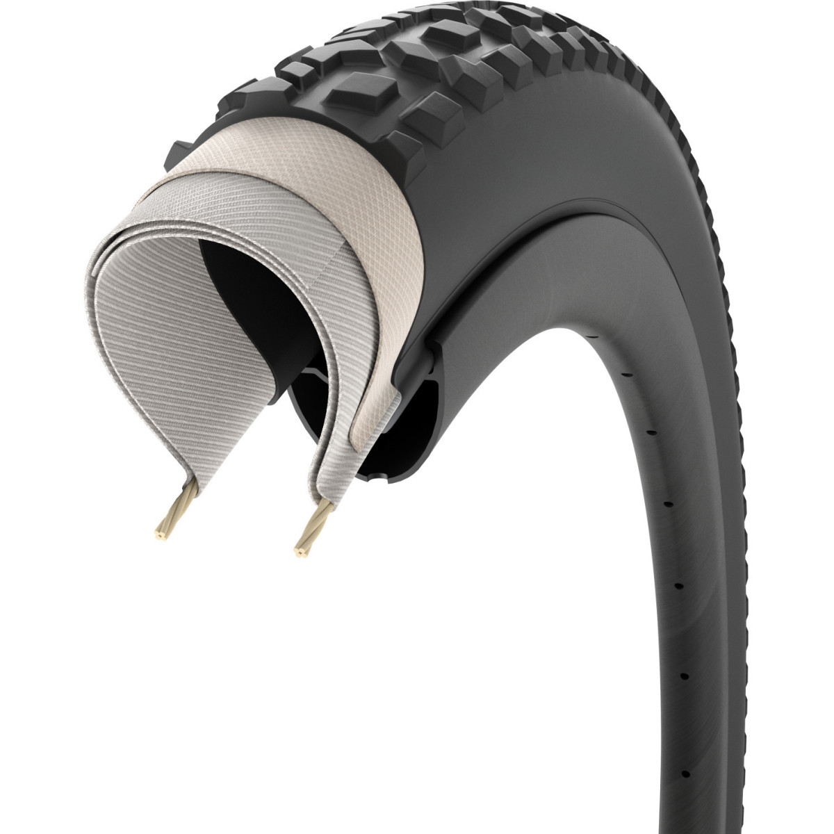 Pirelli Cinturato Gravel M TLR 27.5" TechWALL SpeedGRIP Folding Tire | Black