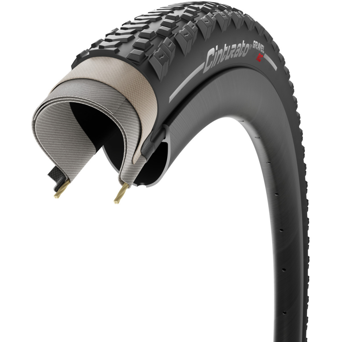 Pirelli Cinturato Gravel RC TLR 28" TechWALL SpeedGRIP Folding Tire | Black