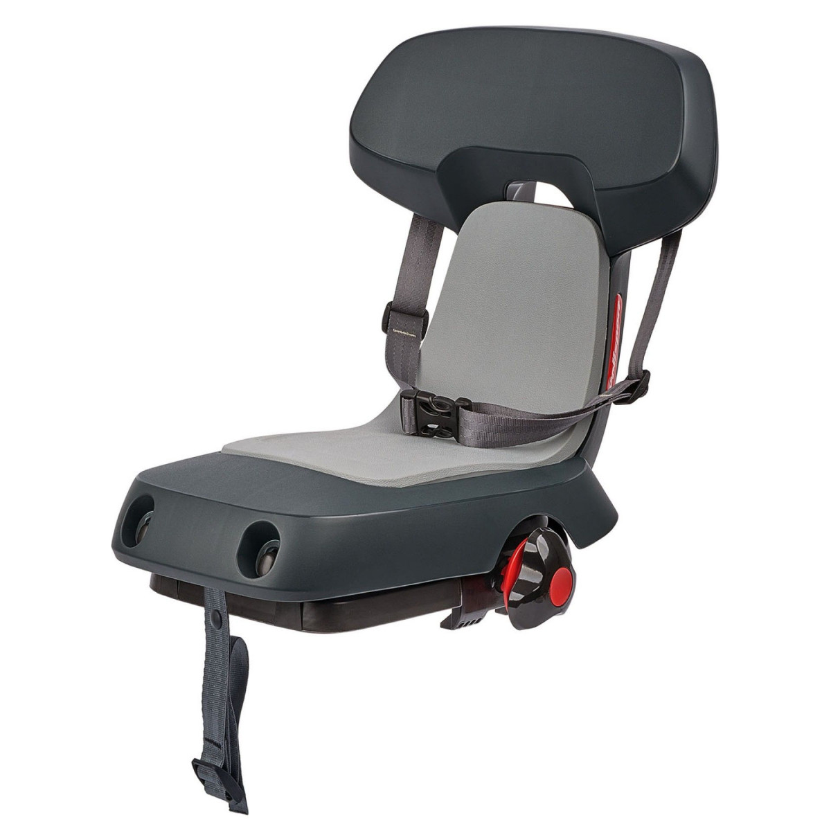 Polisport Guppy Junior vaikiška 26-29" bērnu velokrēsls | Dark Grey