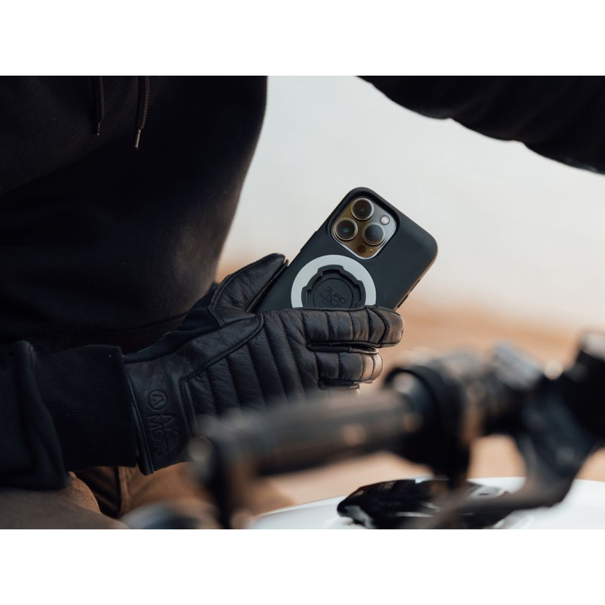 Quad Lock® MAG MAG futrāļi - Krāsains gredzens | Pelēks