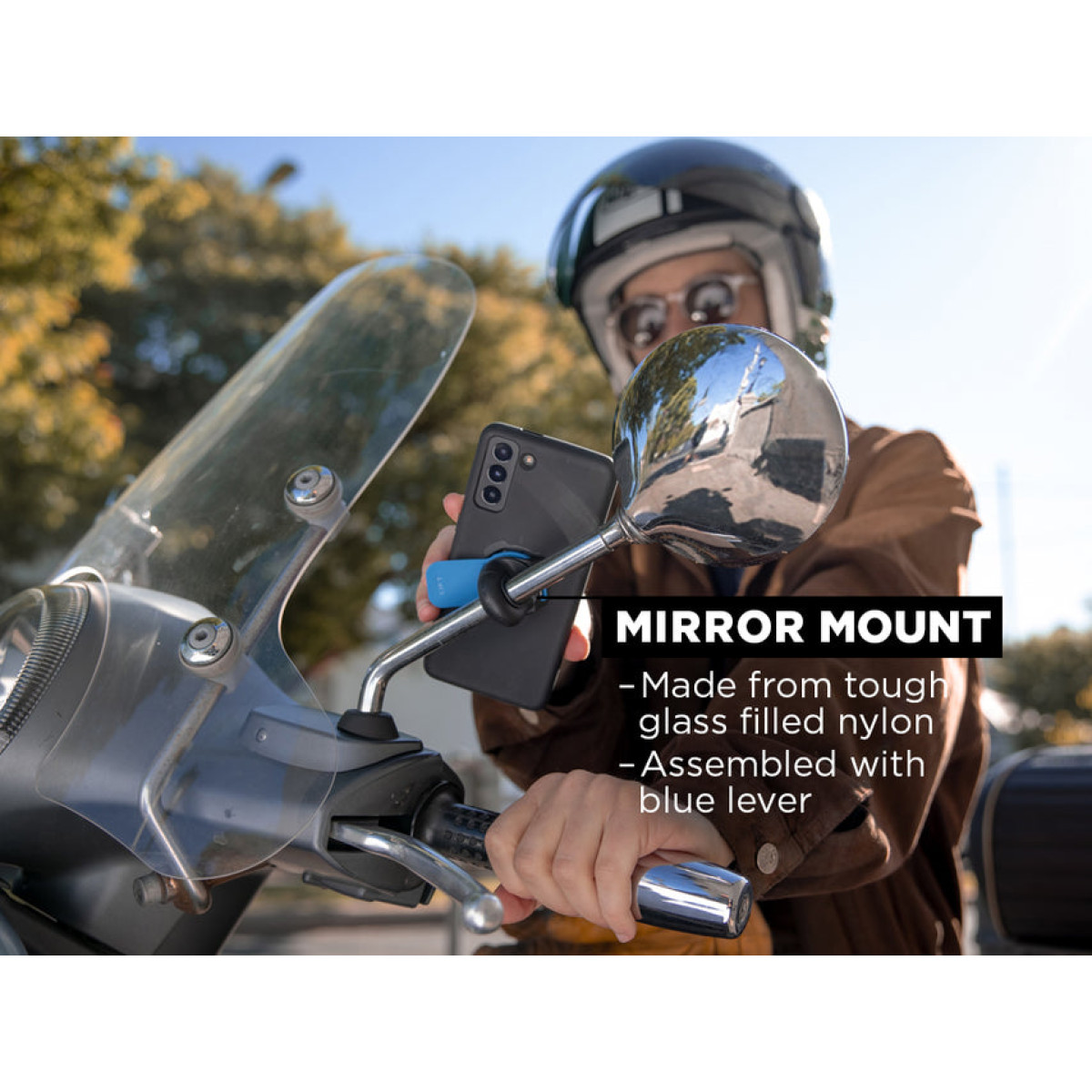 Quad Lock® Motociklu | Skūteru spoguļu stiprinājums