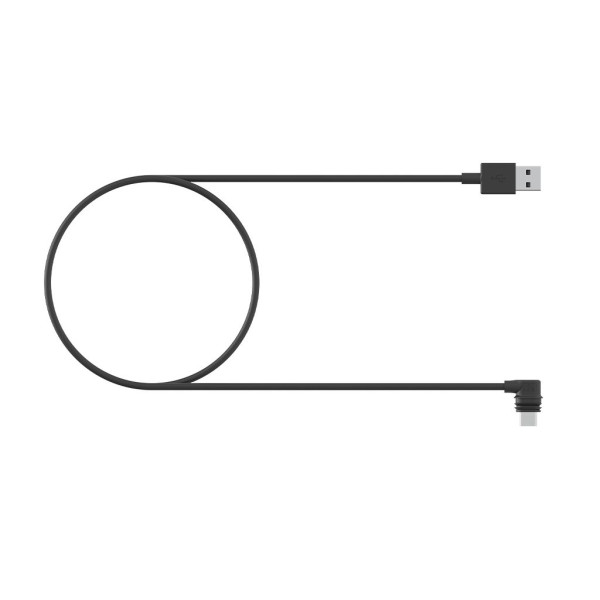 Quad Lock® ilmastikukindel traadita laadimiskaabel parema nurga all