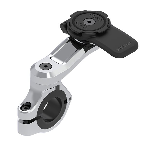 Quad Lock® Pro mootorratta juhtraua kroomitud kinnitus