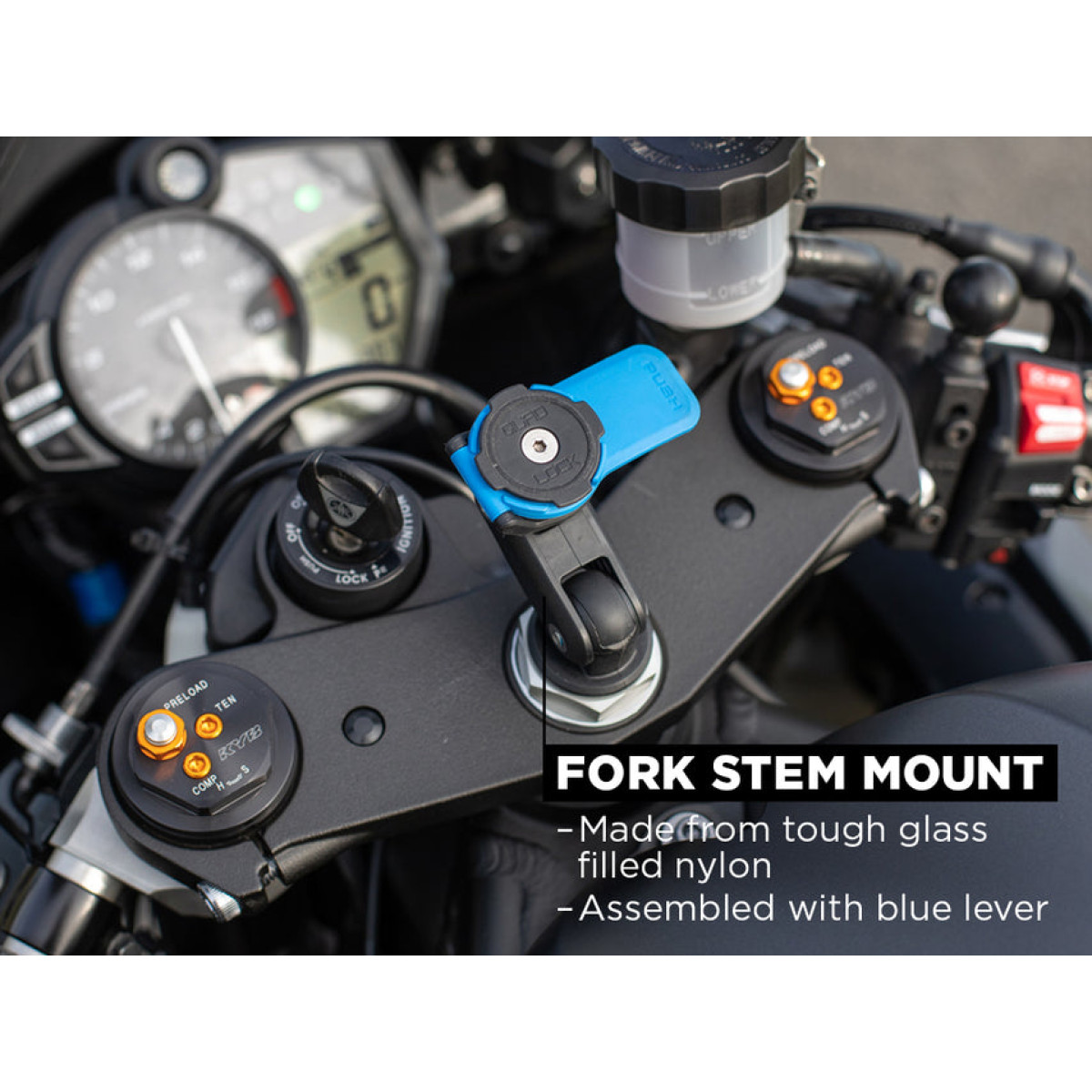 Quad Lock® motocikls - stiprinājums uz dakšas kātiem
