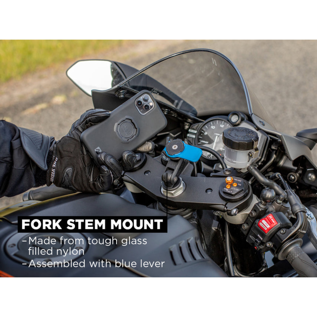 Quad Lock® motocikls - stiprinājums uz dakšas kātiem