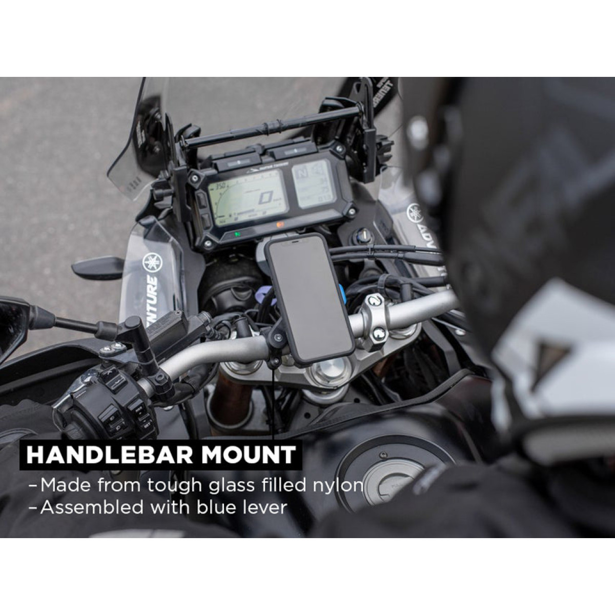 Quad Lock® motocikls - stiprinājums uz stūres