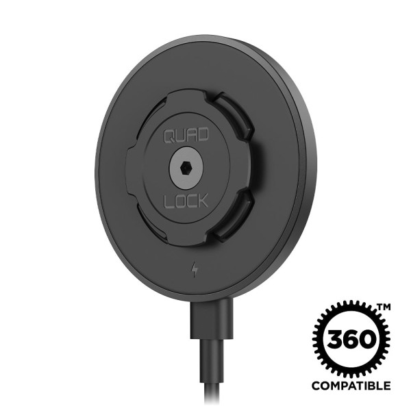 Quad Lock® v2 auto/laud - juhtmevaba laadimispea