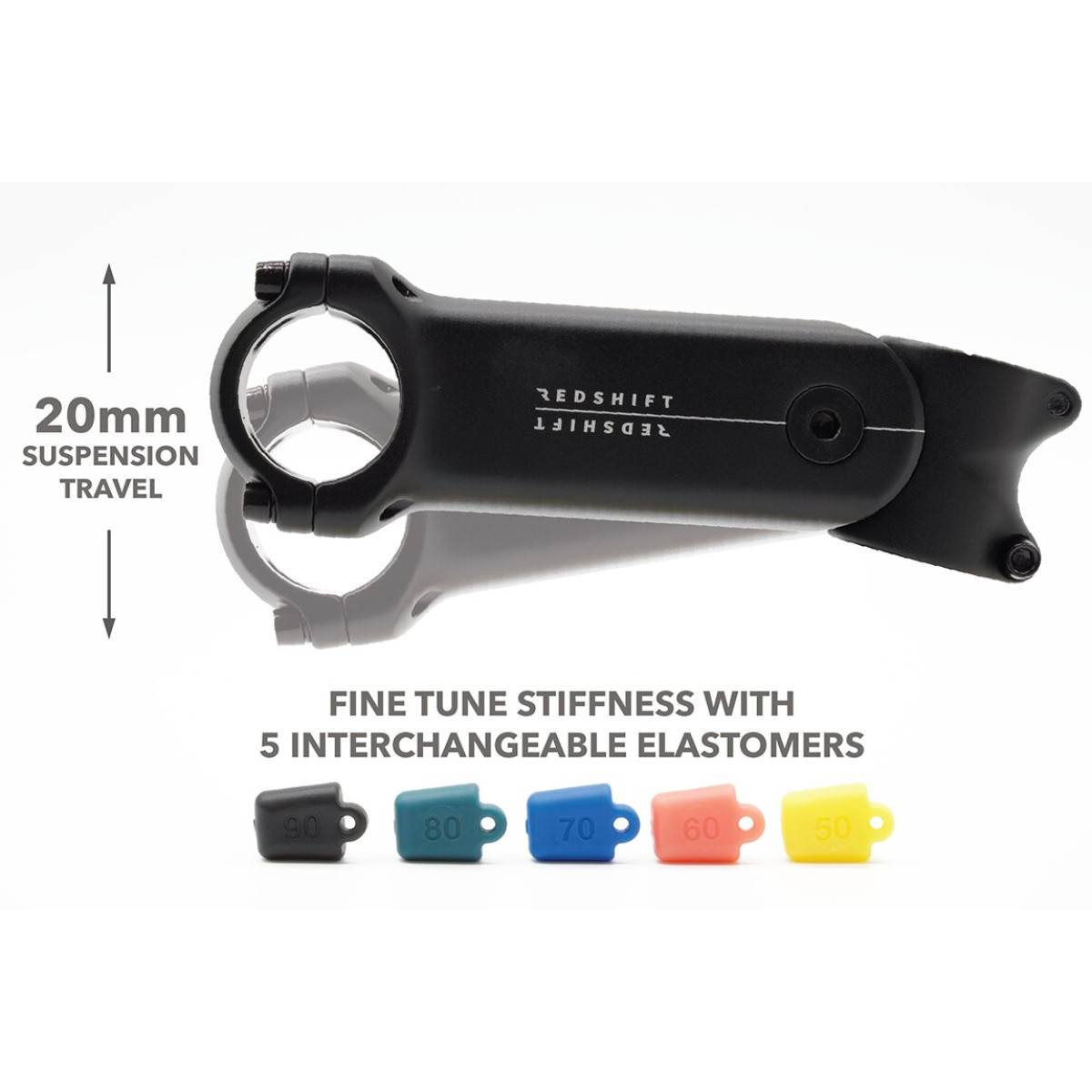 Redshift ShockStop leistangikinnitus | 1 1/8 | 6 ° | 31.8 mm