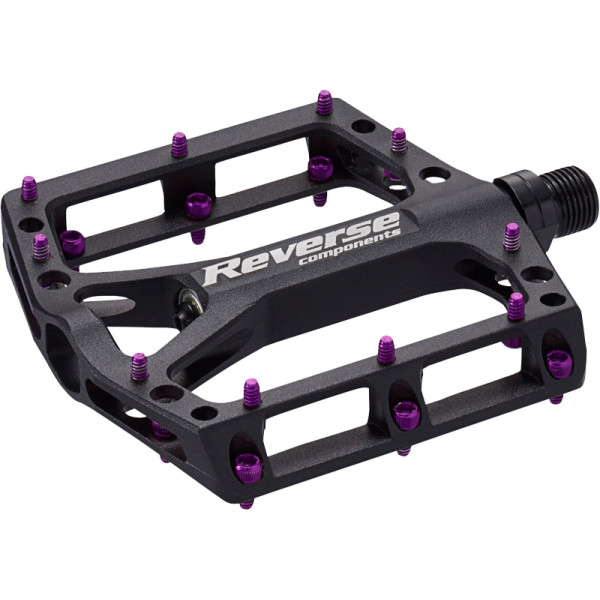 Reverse Components Black One pedaalid | Must - Lilla