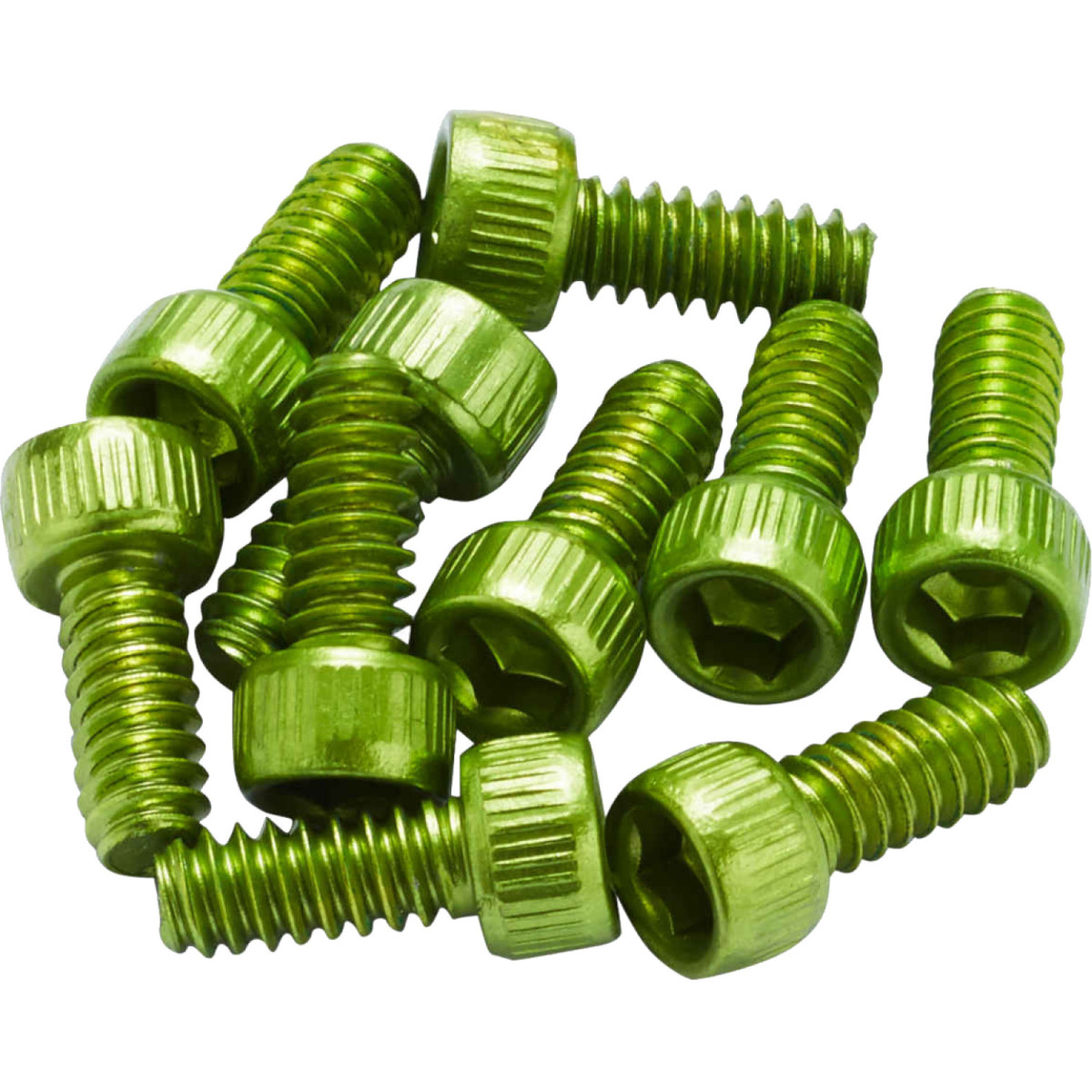 Reverse Components Alu Medium 11 mm skrūves Escape Pro, Black One, Base pedāļiem | gaiši zaļa