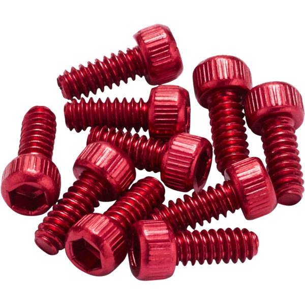 Reverse Components Alu Medium 11 mm kruvid Escape Pro, Black One, Base pedaalidele | Punane