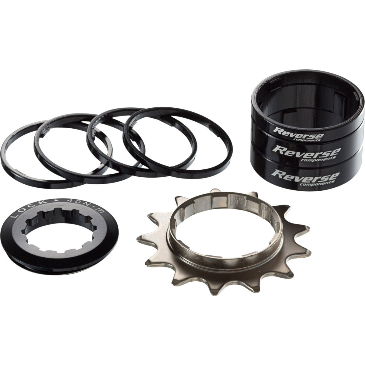 Reverse Components vienātruma pārejas komplekts | Shimano HG | Black